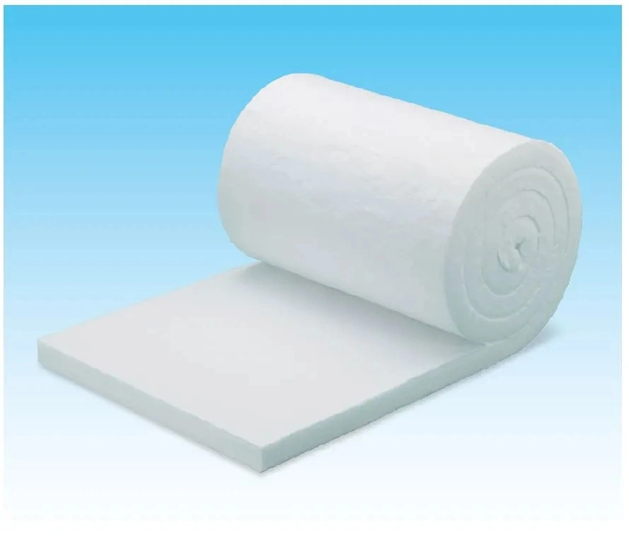 6-50mm 1300 Ceramic Fibre Blanket 50mm Fibre Blanket Thermal Insulation Heat Resistant Ceramic Fiber Blanket Thermal Insulation Material