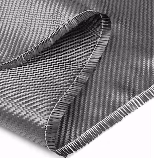 탄소 섬유 직물 3K Kevlar 1500d Twill Carbon Kevlar 하이브리드 직물