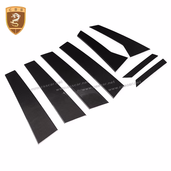 Pors-Che Macan 2014부터 현재까지 3K 실제 탄소 섬유 직물 95b 창 기둥