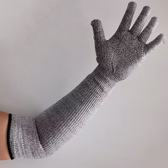 베임 방지 및 개 물림 방지 기능이 있는 물림 방지 UHMWPE 원단